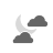 Cloudy Night Icon 48x48 png